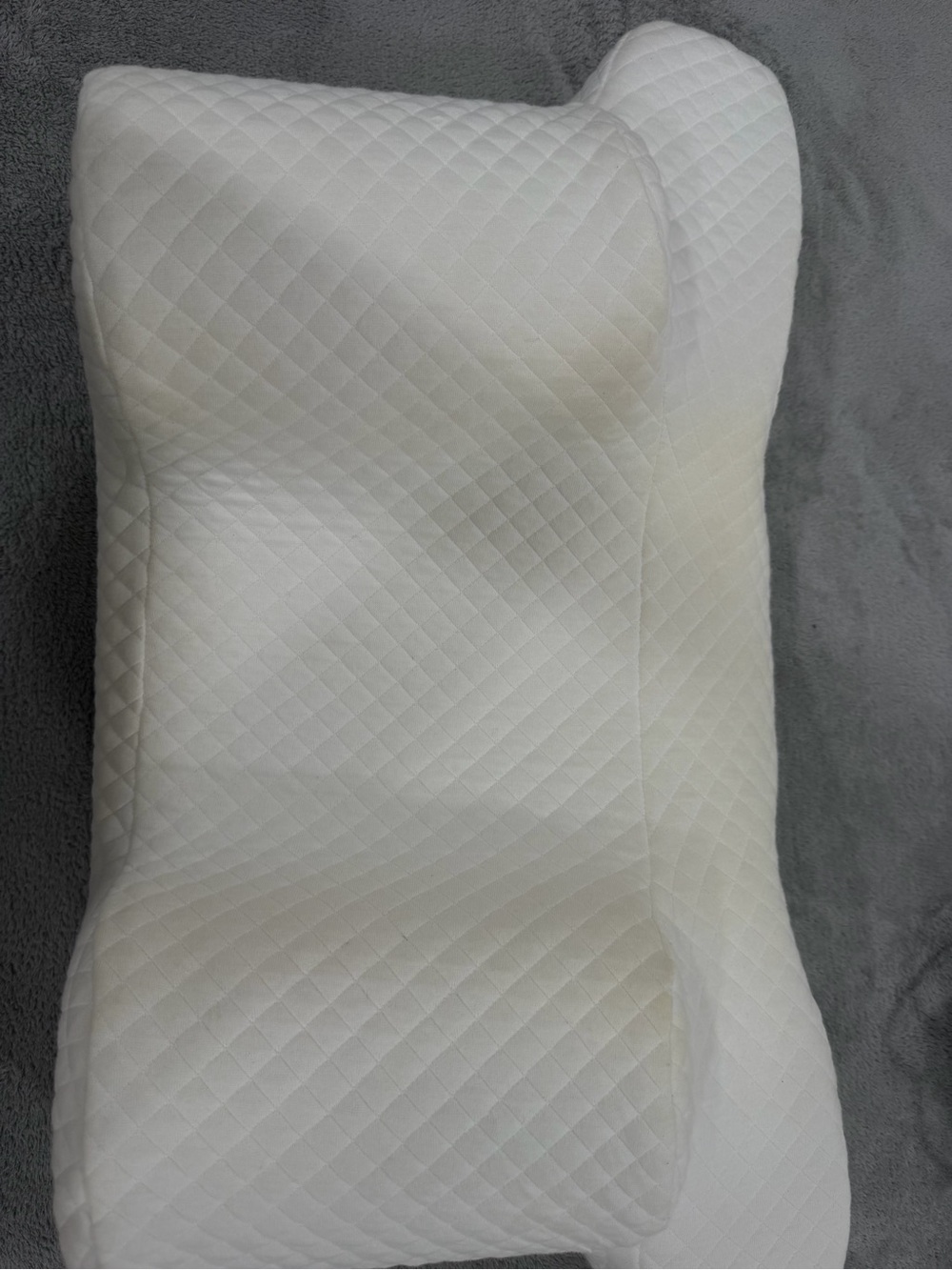 Contoured White Memory Foam Pillow for Women Intimates & Sleepwear